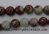 CNJ37 15.5 inches 8mm faceted round noreena jasper beads wholesale