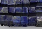 CNL1100 15.5 inches 6*6mm cube lapis lazuli gemstone beads