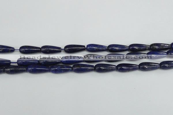 CNL1513 15.5 inches 10*30mm teardrop lapis lazuli beads wholesale