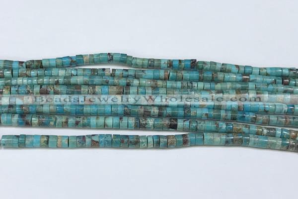 CNT523 15.5 inches 3mm - 3.5mm heishi turquoise gemstone beads