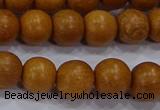 CNW03 15.5 inches 8mm round nangka wood beads wholesale