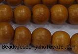 CNW04 15.5 inches 10mm round nangka wood beads wholesale