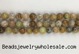COP1672 15.5 inches 10mm round yellow opal gemstone beads