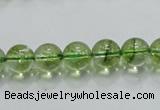 COQ01 16 inches 10mm round dyed olive quartz beads wholesale