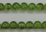 COQ203 15.5 inches 6mm - 7mm round natural olive quartz beads