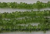 COQ61 15.5 inches 3*7mm natural olive quartz chips beads wholesale