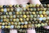 CPB1051 15.5 inches 6mm round golden pietersite beads wholesale