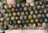 CPB1068 15.5 inches 10mm faceted round natural pietersite beads