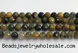 CPB1079 15.5 inches 12mm faceted round natural pietersite beads