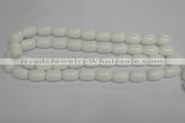 CPB15 15.5 inches 15*20mm drum white porcelain beads wholesale