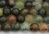 CPC690 15 inches 6mm round phantom quartz beads