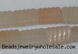 CPI154 15.5 inches 13*18mm carved rectangle pink aventurine jade beads