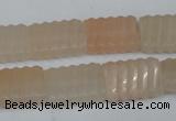 CPI154 15.5 inches 13*18mm carved rectangle pink aventurine jade beads