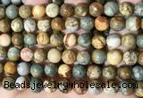 CPJ710 15.5 inches 12mm round rocky butte picture jasper beads