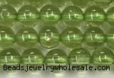 CPO133 15.5 inches 4mm round natural peridot beads wholesale