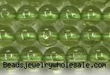 CPO133 15.5 inches 4mm round natural peridot beads wholesale