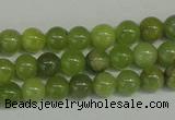 CPO20 15.5 inches 4mm round olivine gemstone beads wholesale