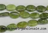 CPO33 15.5 inches 8*12mm oval olivine gemstone beads wholesale