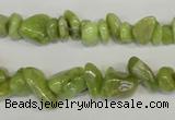 CPO40 15.5 inches 4*10mm – 10*12mm olivine chips beads wholesale