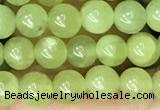 CPO43 15.5 inches 4mm round natural olivine gemstone beads