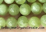 CPO44 15.5 inches 6mm round natural olivine gemstone beads