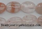 CPQ241 15.5 inches 15*20mm oval natural pink quartz beads