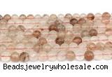 CPQ341 15.5 inches 6mm round pink quartz gemstone beads