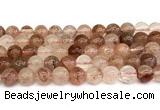 CPQ343 15.5 inches 10mm round pink quartz gemstone beads