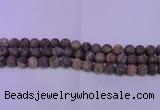 CRA120 15.5 inches 4mm round matte rainforest agate beads