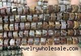 CRB2306 15.5 inches 8mm - 9mm faceted tyre pietersite beads