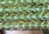CRB2637 15.5 inches 2*3mm faceted rondelle peridot gemstone beads