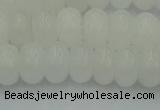 CRB2812 15.5 inches 6*10mm rondelle white jade beads wholesale