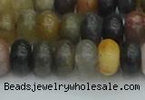 CRB2847 15.5 inches 6*10mm rondelle fancy jasper beads wholesale