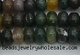 CRB2867 15.5 inches 6*10mm rondelle Indian agate beads