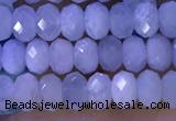 CRB3185 15.5 inches 3*5mm faceted rondelle tiny aquamarine beads