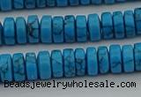 CRB440 15.5 inches 5*8mm rondelle turquoise beads wholesale