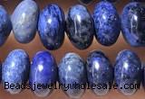 CRB5319 15.5 inches 4*6mm rondelle blue dumortierite beads