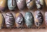 CRB5342 15.5 inches 5*8mm rondelle artistic jasper beads