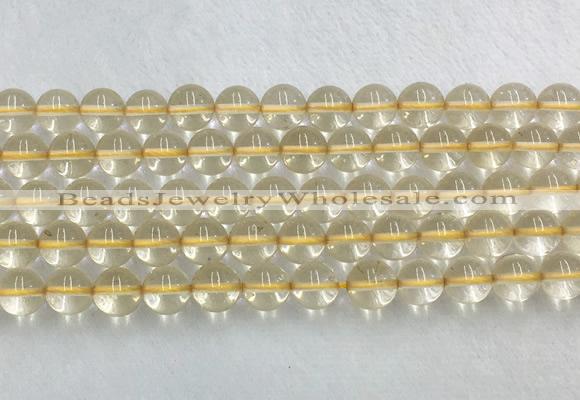 CRBS07 15 inches 8mm round citrine gemstone beads wholesale