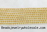 CRBS15 15 inches 4mm faceted round citrine beads wholesale CRBS15 15 inches 4mm faceted round citrine beads wholesale