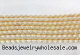 CRBS16 15 inches 6mm faceted round citrine beads wholesale