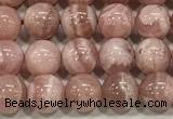 CRC1187 15.5 inches 7mm round Argentina rhodochrosite beads