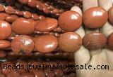 CRE65 15.5 inches 18*25mm - 20*25mm oval red jasper beads wholesale