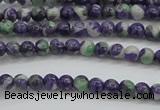 CRF448 15.5 inches 3mm round dyed rain flower stone beads wholesale