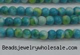 CRF451 15.5 inches 3mm round dyed rain flower stone beads wholesale