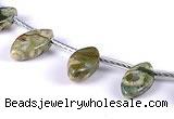 CRH11 6*12mm natural rhyolite marquise gemstone beads Wholesale