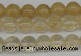 CRO255 15.5 inches 10mm round watermelon yellow beads wholesale