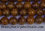CRO881 15.5 inches 6mm round elephant blood stone beads
