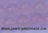 CRQ205 15.5 inches 14mm round Mozambique rose quartz beads