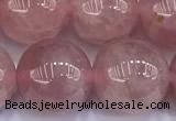 CRQ894 15 inches 12mm round Madagascar rose quartz beads